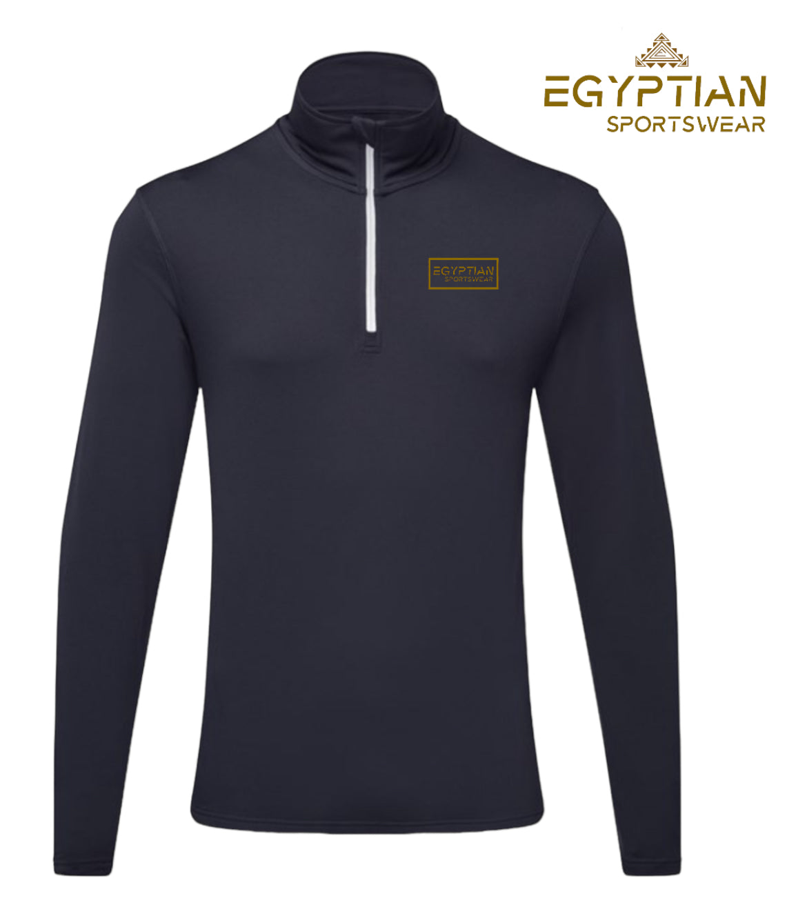 Egyptian Sportswear Navy With White 1/4 Zip