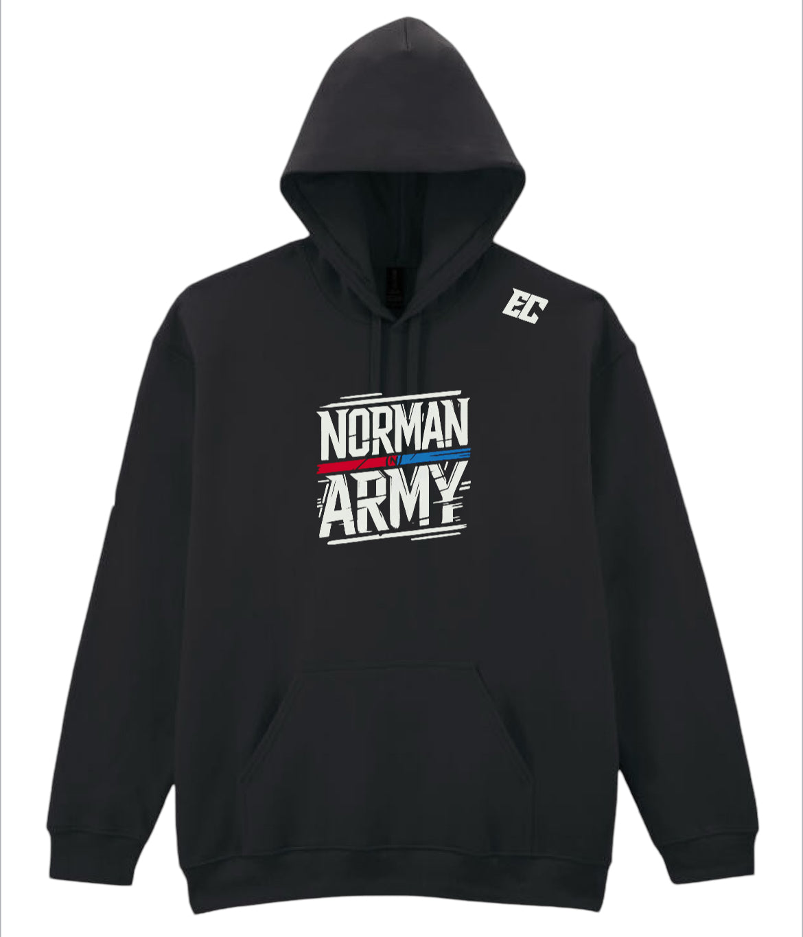 Official Dylan Norman Army Black Slogan Hoodie