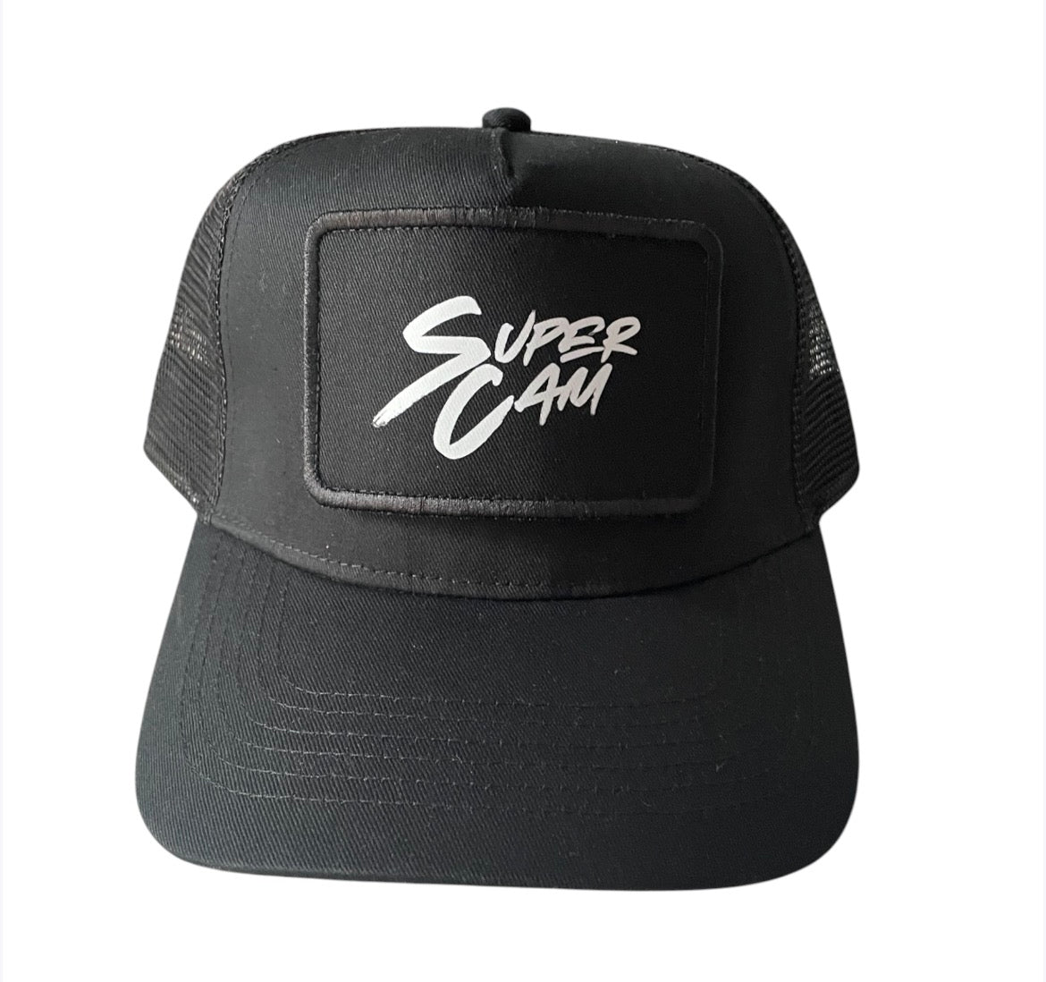 New In Official Super Cam Patch Trucker Cap