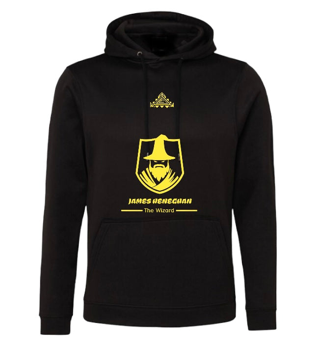 Official Branded James The Wizard Heneghan Polyester Performance Hoodie