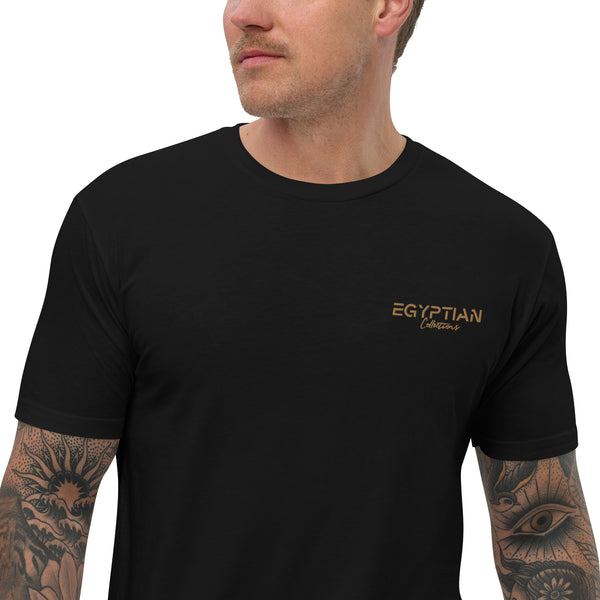 Egyptian Collections Signature Embroidered Short Sleeve T-shirt