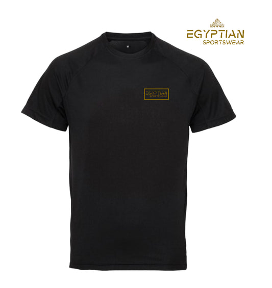 Egyptian Sportswear Training Contrast Sleeve Performance T-Shirts
