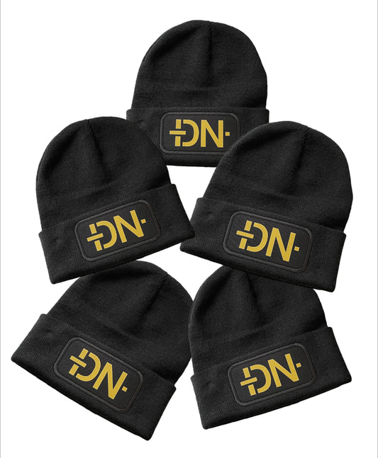 Official Dylan Norman Gold Printed Beanies