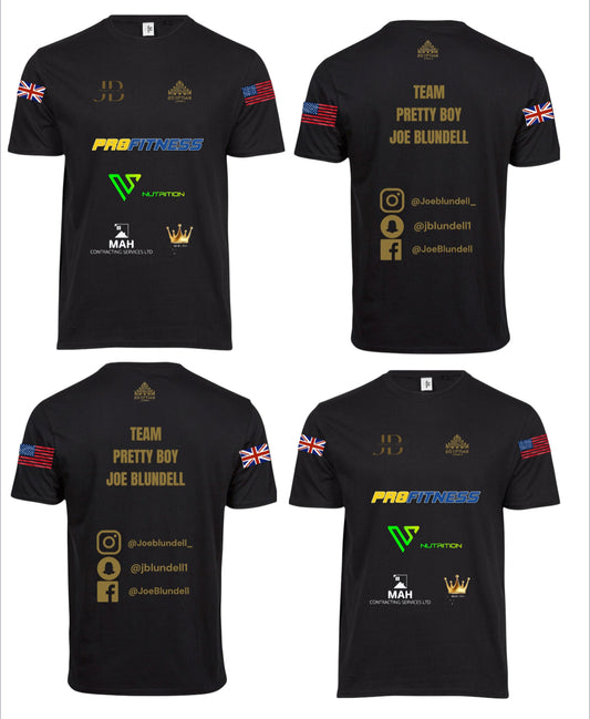 OFFICIAL JOE PRETTY BOY BLUNDELL SPONSORED FIGHT NIGHT T-SHIRT