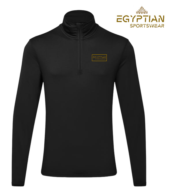 Egyptian Sportswear Black With Black 1/4 Zip