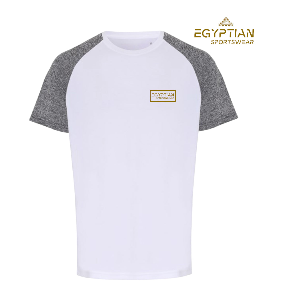Egyptian Sportswear Training Contrast Sleeve Performance T-Shirts