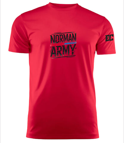Official Dylan The Norman Army Red Slogan T-Shirt