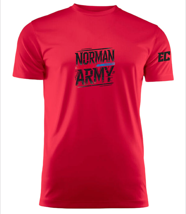 Official Dylan The Norman Army Red Slogan T-Shirt