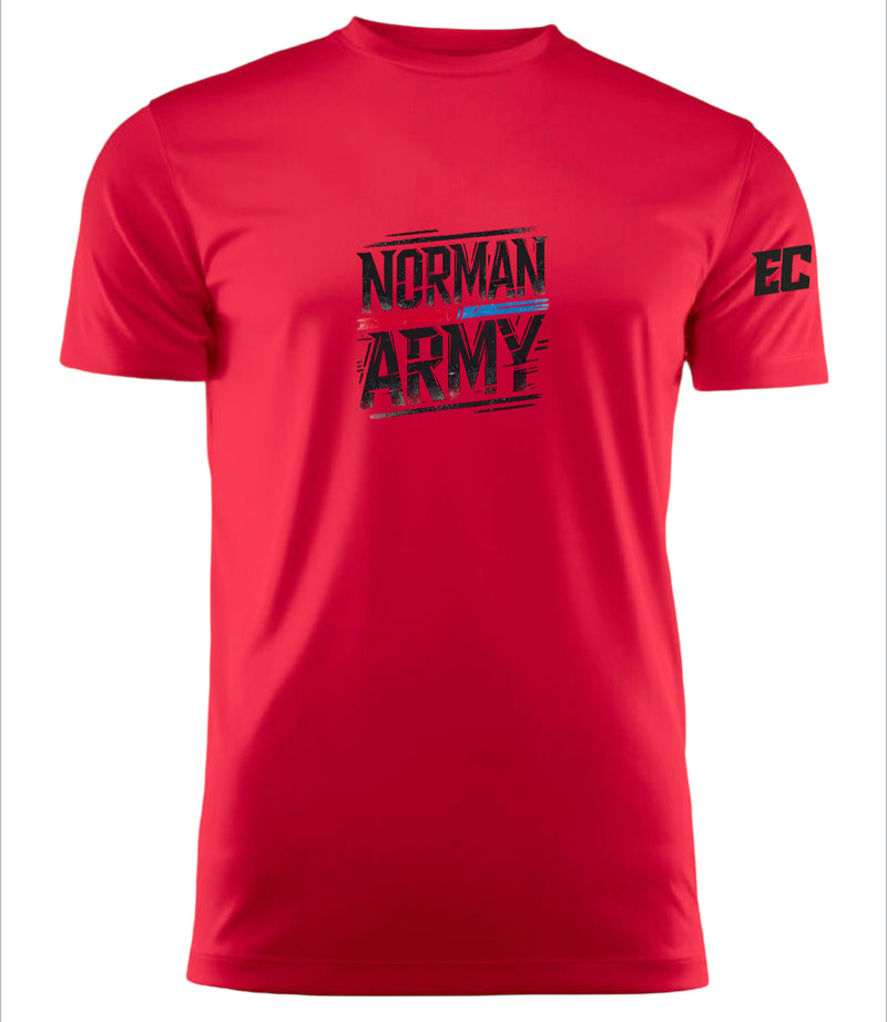 Official Dylan The Norman Army Red Slogan T-Shirt