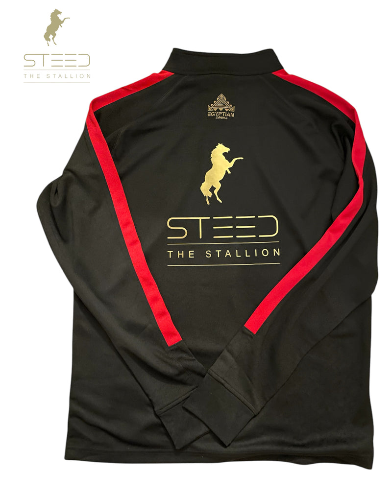 Official Steed The Stallion Woodall Red Black & Gold Tracksuit