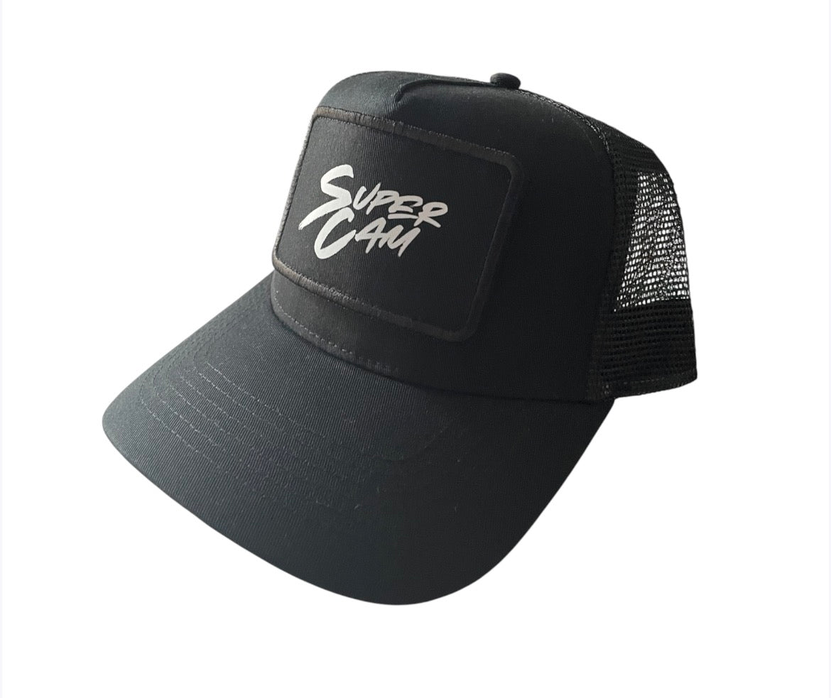 New In Official Super Cam Patch Trucker Cap