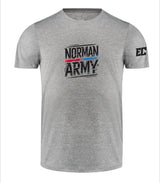 Official Dylan Norman Grey Army Slogan T-Shirt