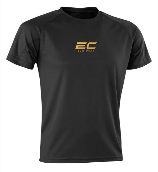 EC BLACK GYM WEAR TSHIRT