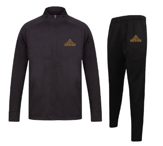 Official Egyptian Branded Gold And Black Colour Coded Sports Tracksuit