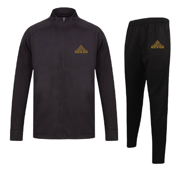 Official Egyptian Branded Gold And Black Colour Coded Sports Tracksuit