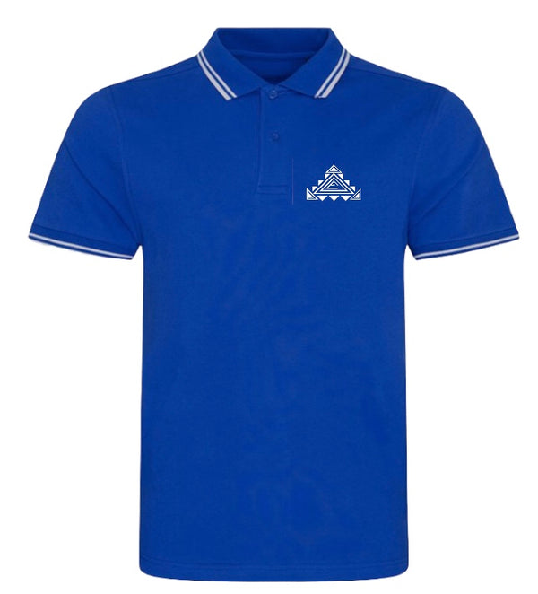 Egyptian Royal Blue Colour Coded White Tipped Polo T-shirt