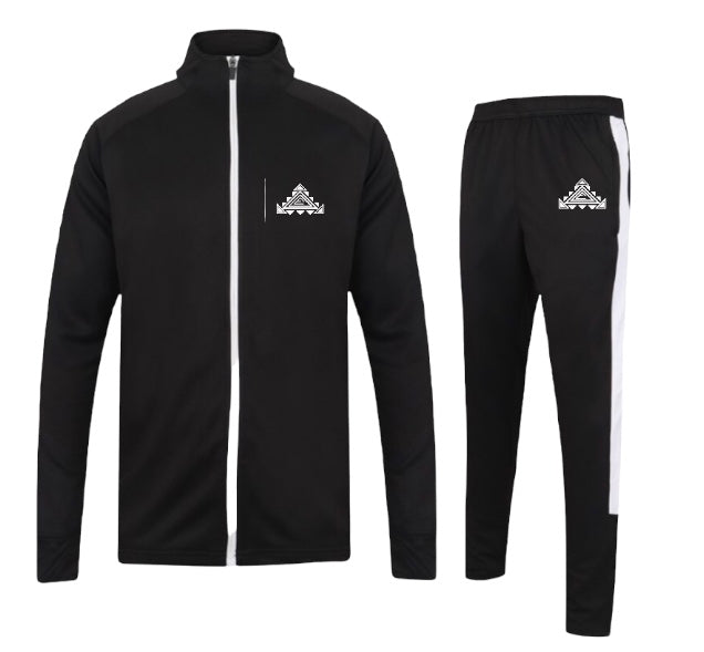 Official Egyptian Branded Black And White Colour Coded Sports Tracksuit