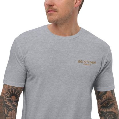 Egyptian Collections Signature Embroidered Short Sleeve T-shirt
