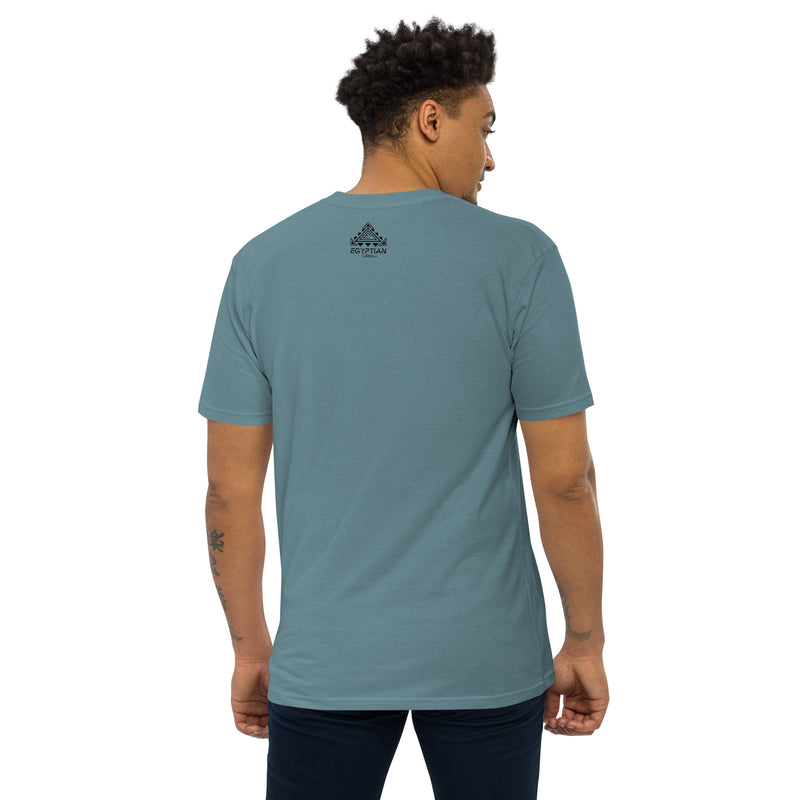 Egyptian Gold Embroidered Men’s premium heavyweight t'shirt