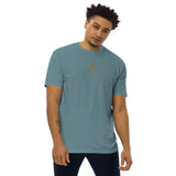 Egyptian Gold Embroidered Men’s premium heavyweight t'shirt