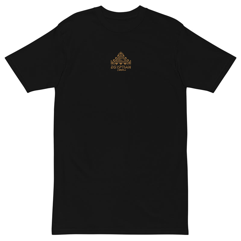Egyptian Gold Embroidered Men’s premium heavyweight t'shirt