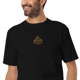 Egyptian Gold Embroidered Men’s premium heavyweight t'shirt