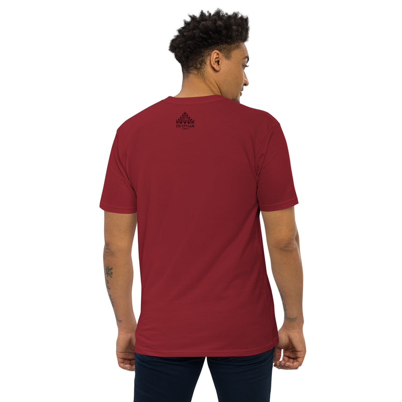 Egyptian Gold Embroidered Men’s premium heavyweight t'shirt