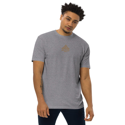 Egyptian Gold Embroidered Men’s premium heavyweight t'shirt