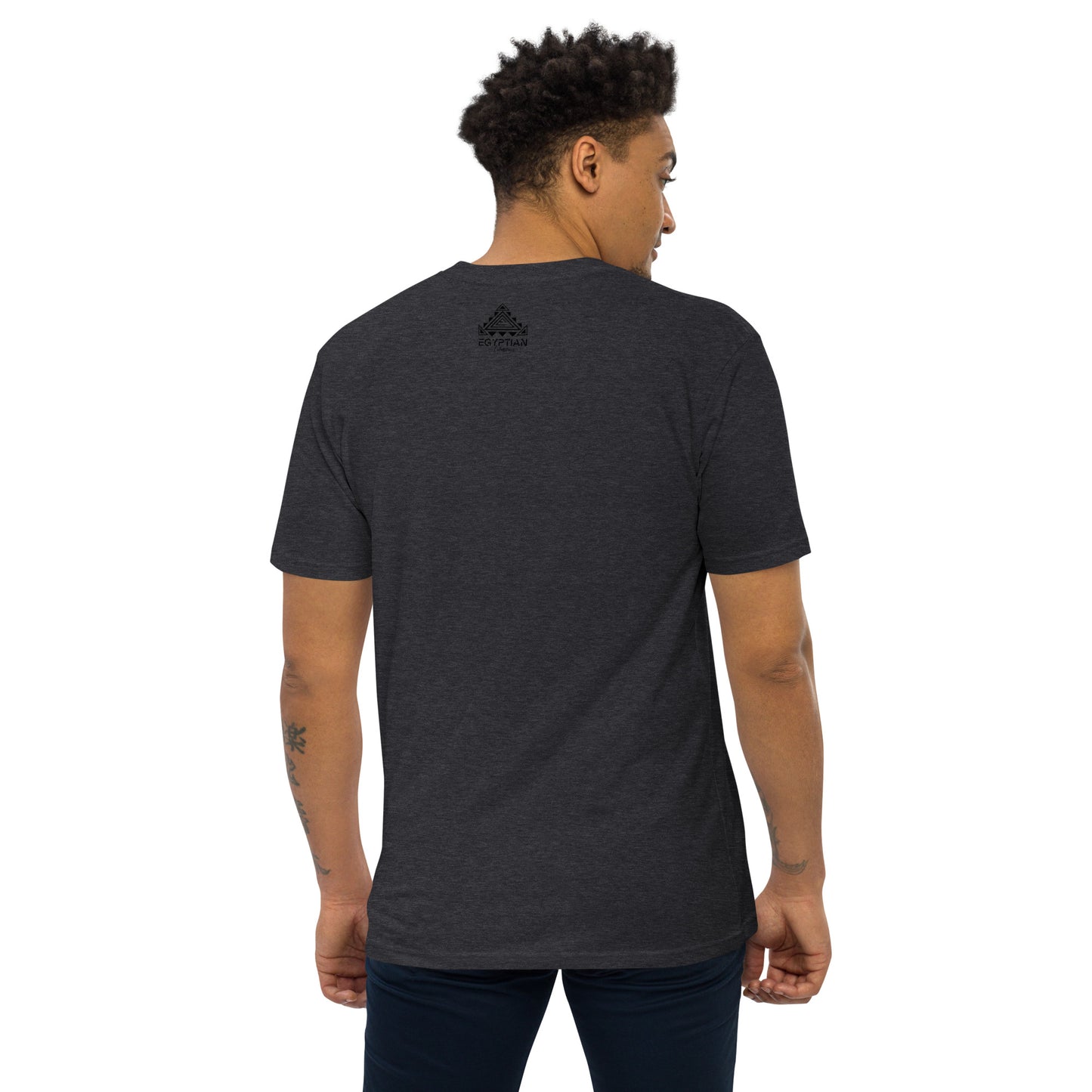 Egyptian Gold Embroidered Men’s premium heavyweight t'shirt