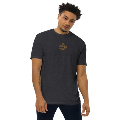 Egyptian Gold Embroidered Men’s premium heavyweight t'shirt