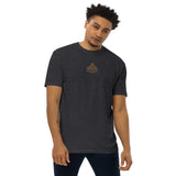 Egyptian Gold Embroidered Men’s premium heavyweight t'shirt