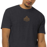 Egyptian Gold Embroidered Men’s premium heavyweight t'shirt