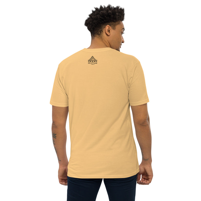 Egyptian Gold Embroidered Men’s premium heavyweight t'shirt