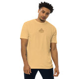 Egyptian Gold Embroidered Men’s premium heavyweight t'shirt