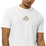 Egyptian Gold Embroidered Men’s premium heavyweight t'shirt